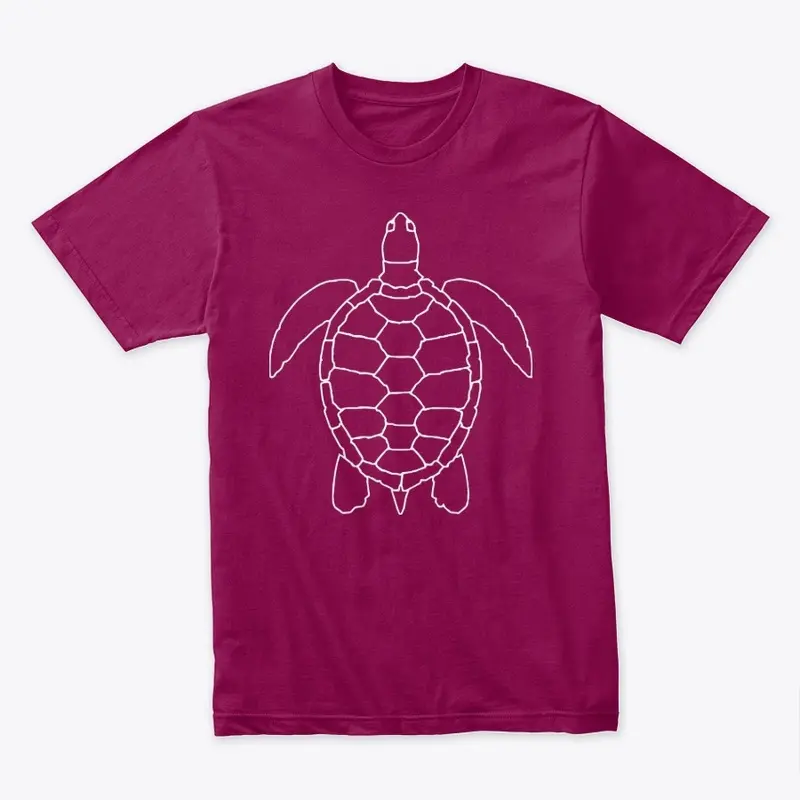 Large Sea Turtle Outline Shirt