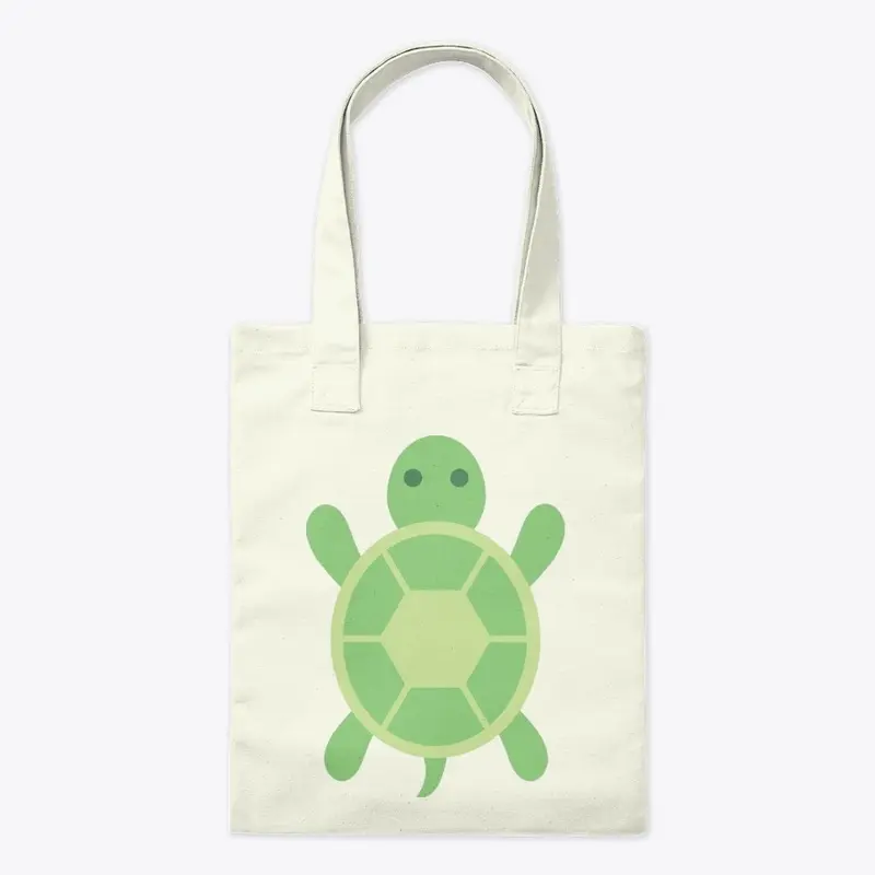 Green Turtle Tote Bag