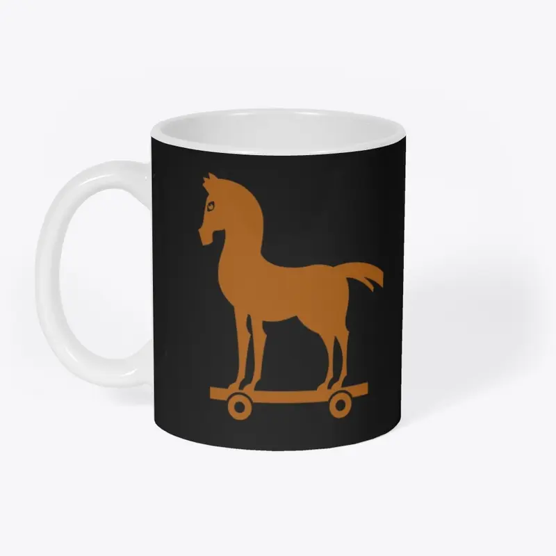 Wood Horse Mug