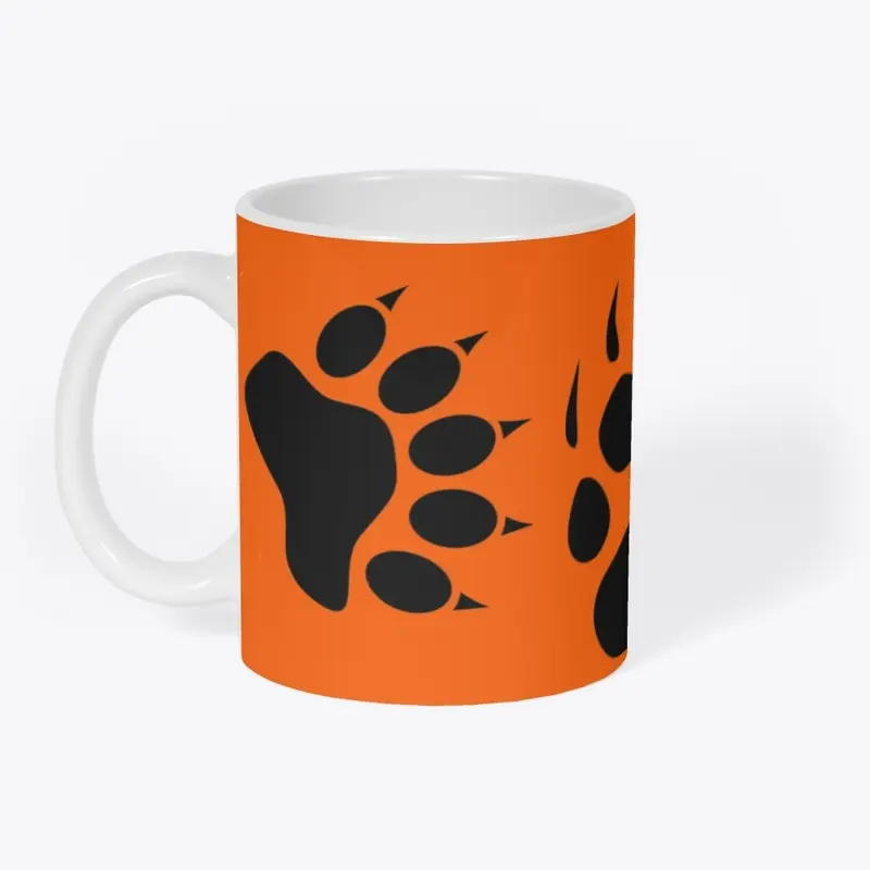 Bear Tracks Paws Mug