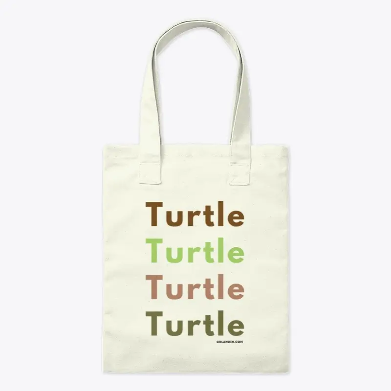 Turtle Tote Bag