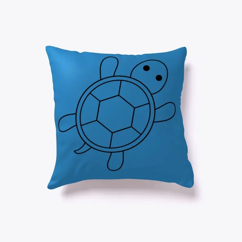 Turtle Outline Pillow