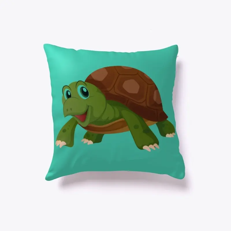 Happy Turtle Pillow